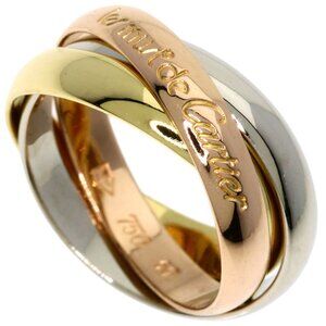 CARTIER Yellow Gold Trinity Ring #50